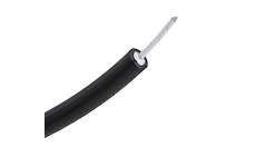 Vysokonapěťový hliníkový kabel průměr 2,5 mm pro elektrický ohradník, dvojitá izolace - 1 m